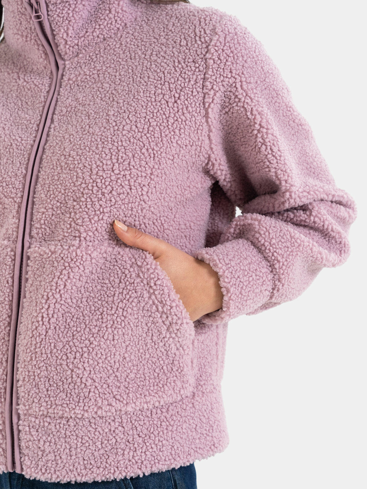 Ciepła bluza ze stójką