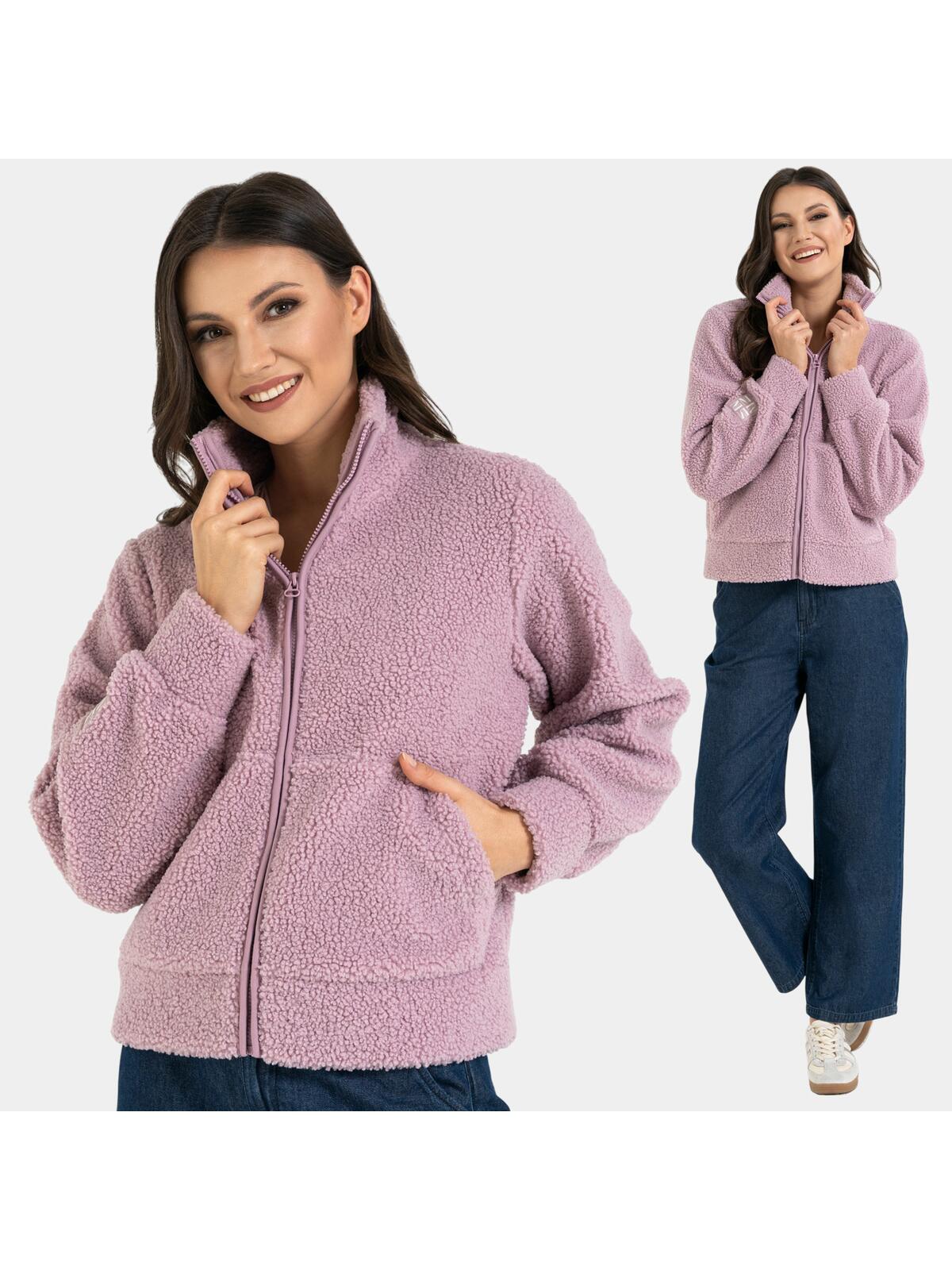 Ciepła bluza ze stójką