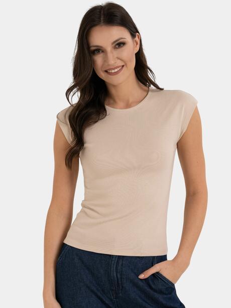 Bluzka bawełniana z modalem