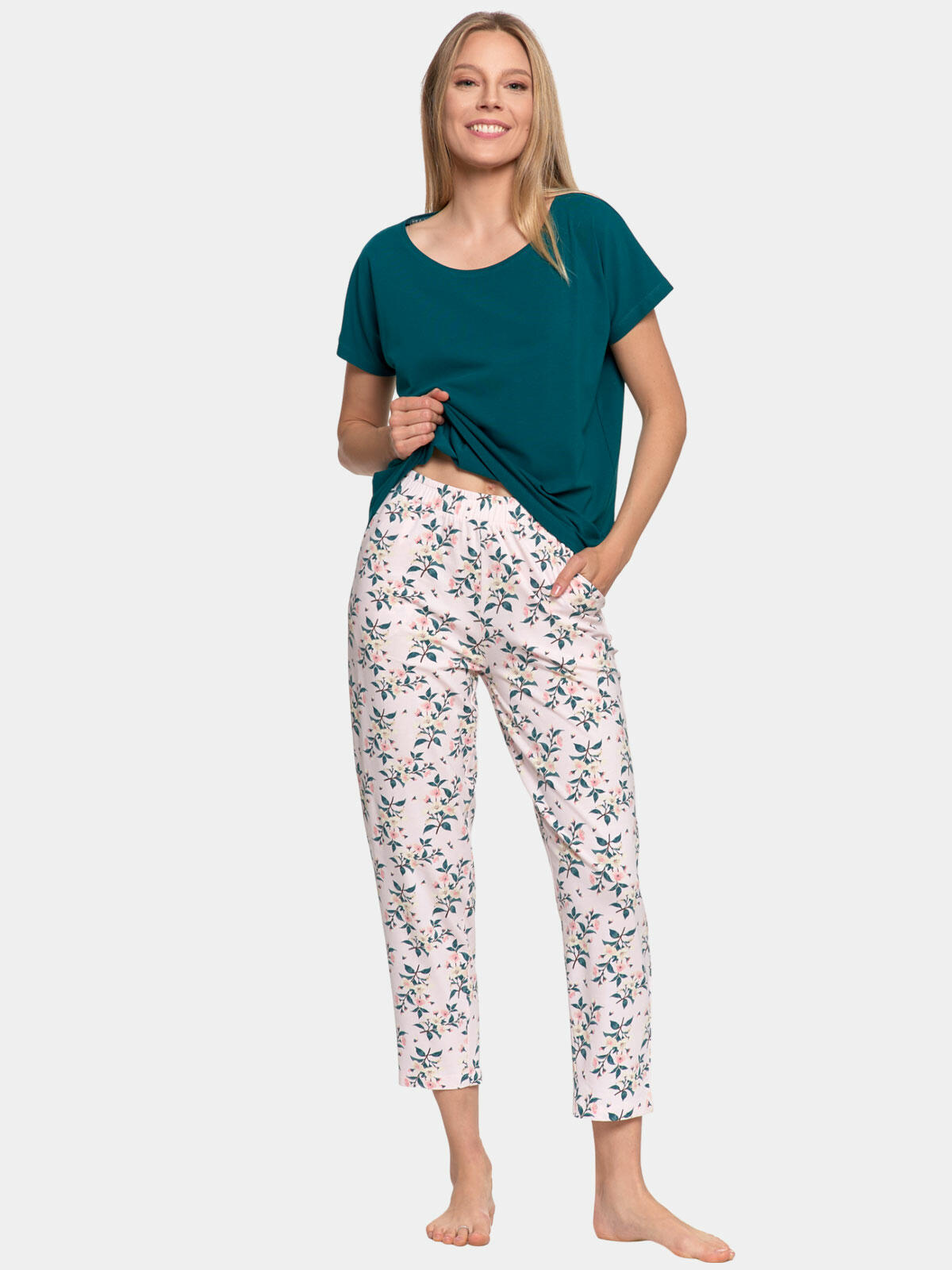 Piżama bawełniana dwuczęściowa