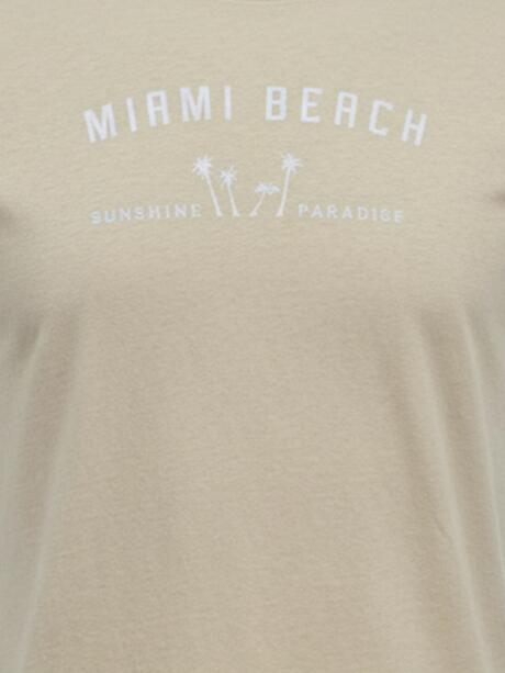 T-shirt bawełniany z nadrukiem