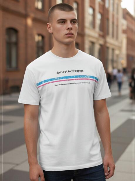 T-shirt bawełniany z nadrukiem