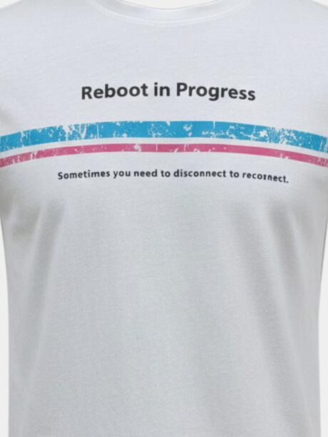 T-shirt bawełniany z nadrukiem