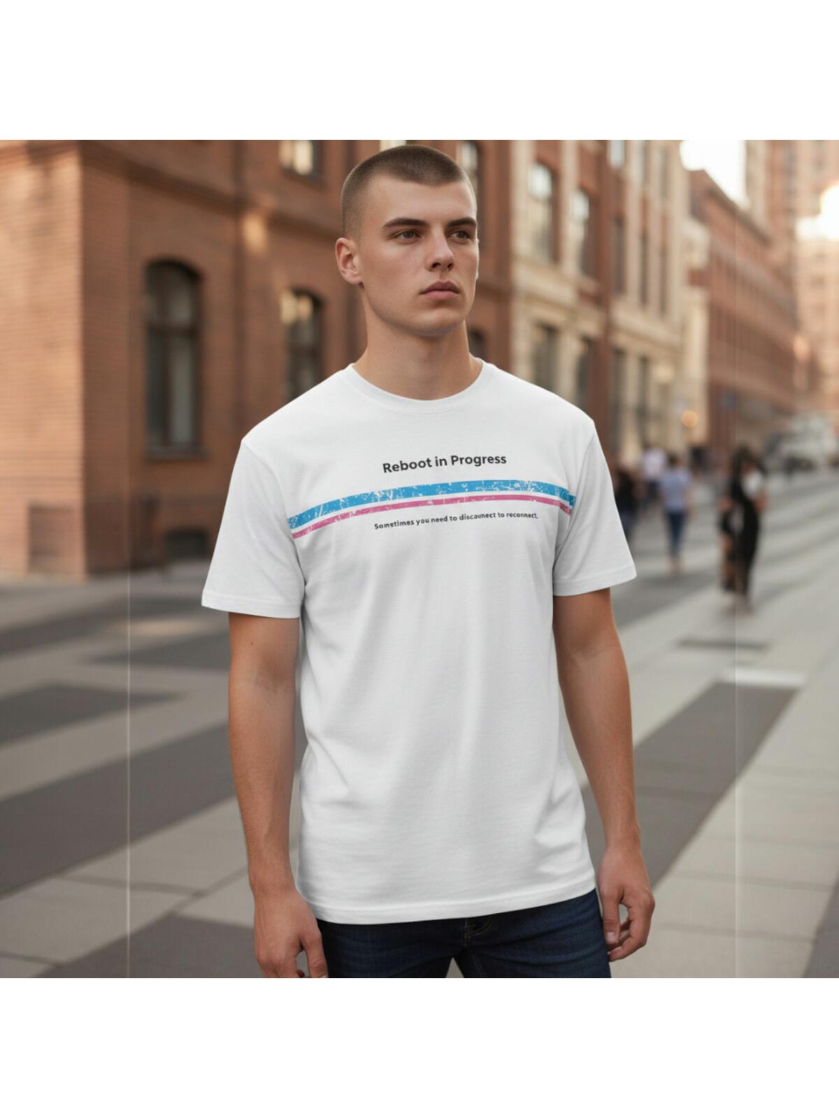 T-shirt bawełniany z nadrukiem