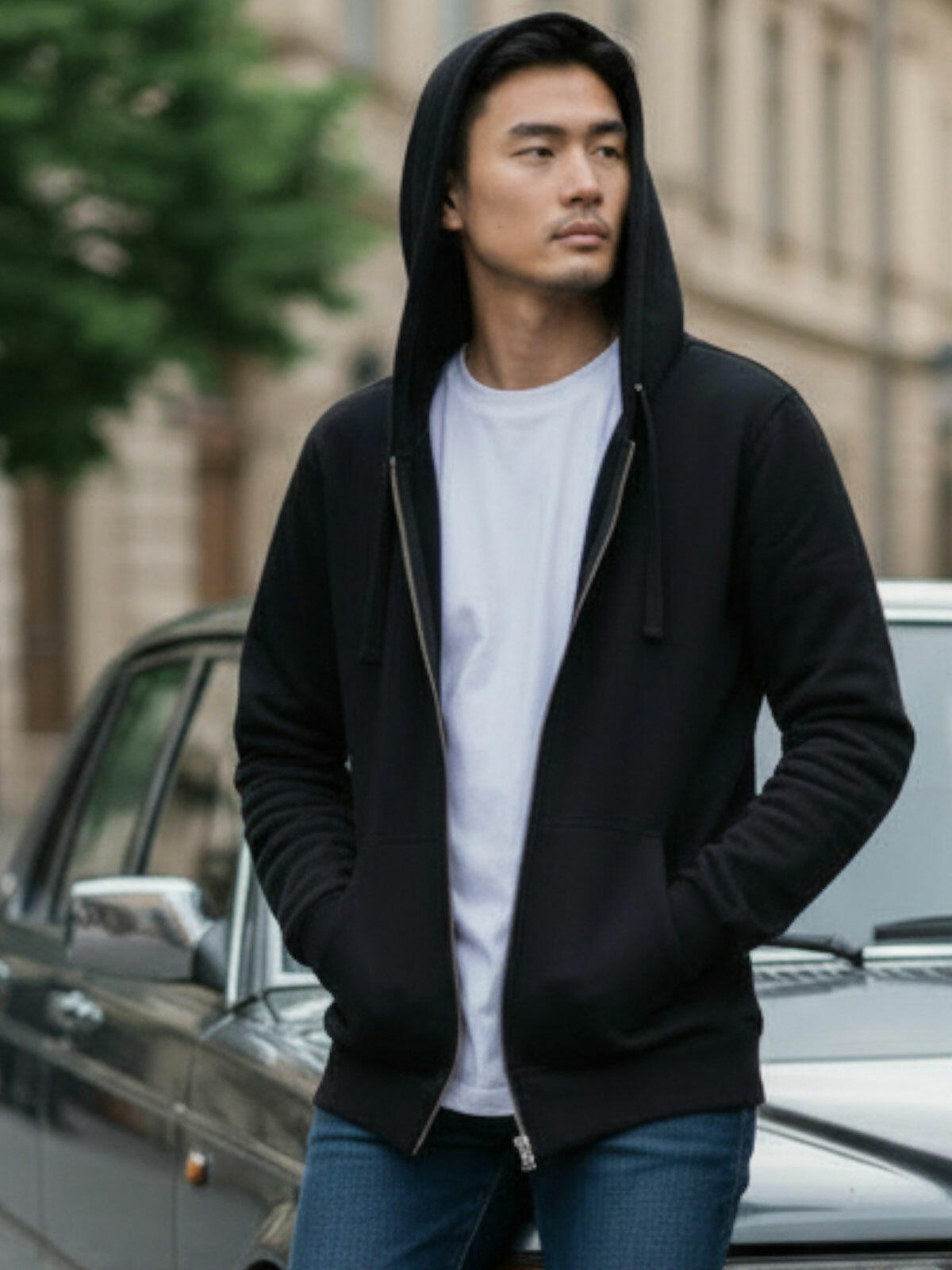 Bluza dresowa z kapturem