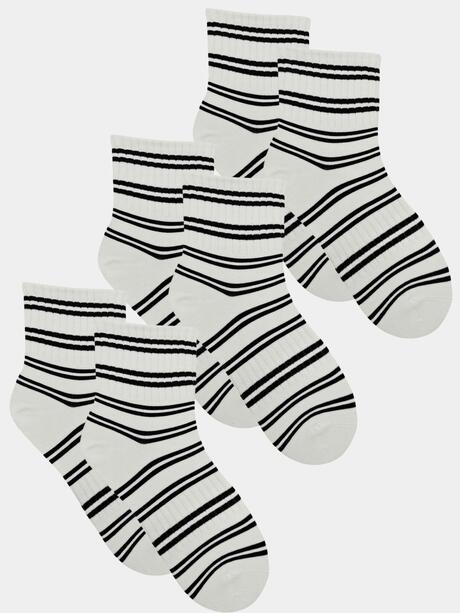 Skarpety w paski 3-pak 39-41