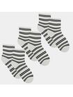 Skarpety w paski 3-pak 39-41