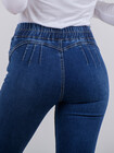 Jeansy damskie z elastycznym pasem