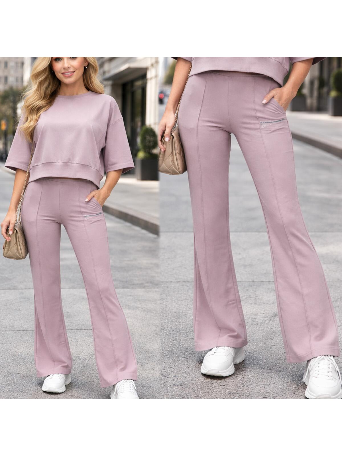 Spodnie dresowe z przeszyciami