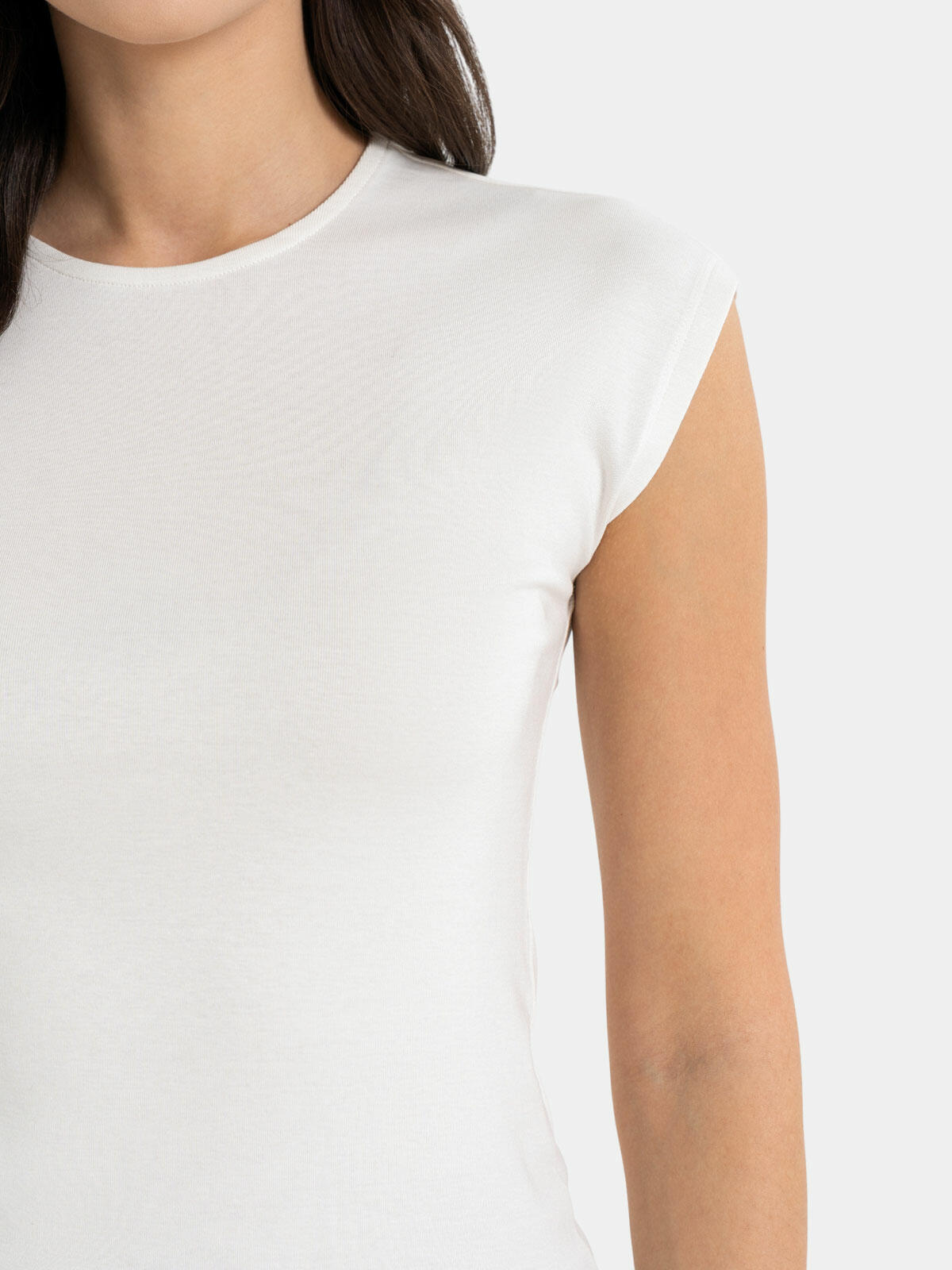 Bluzka z domieszką modalu