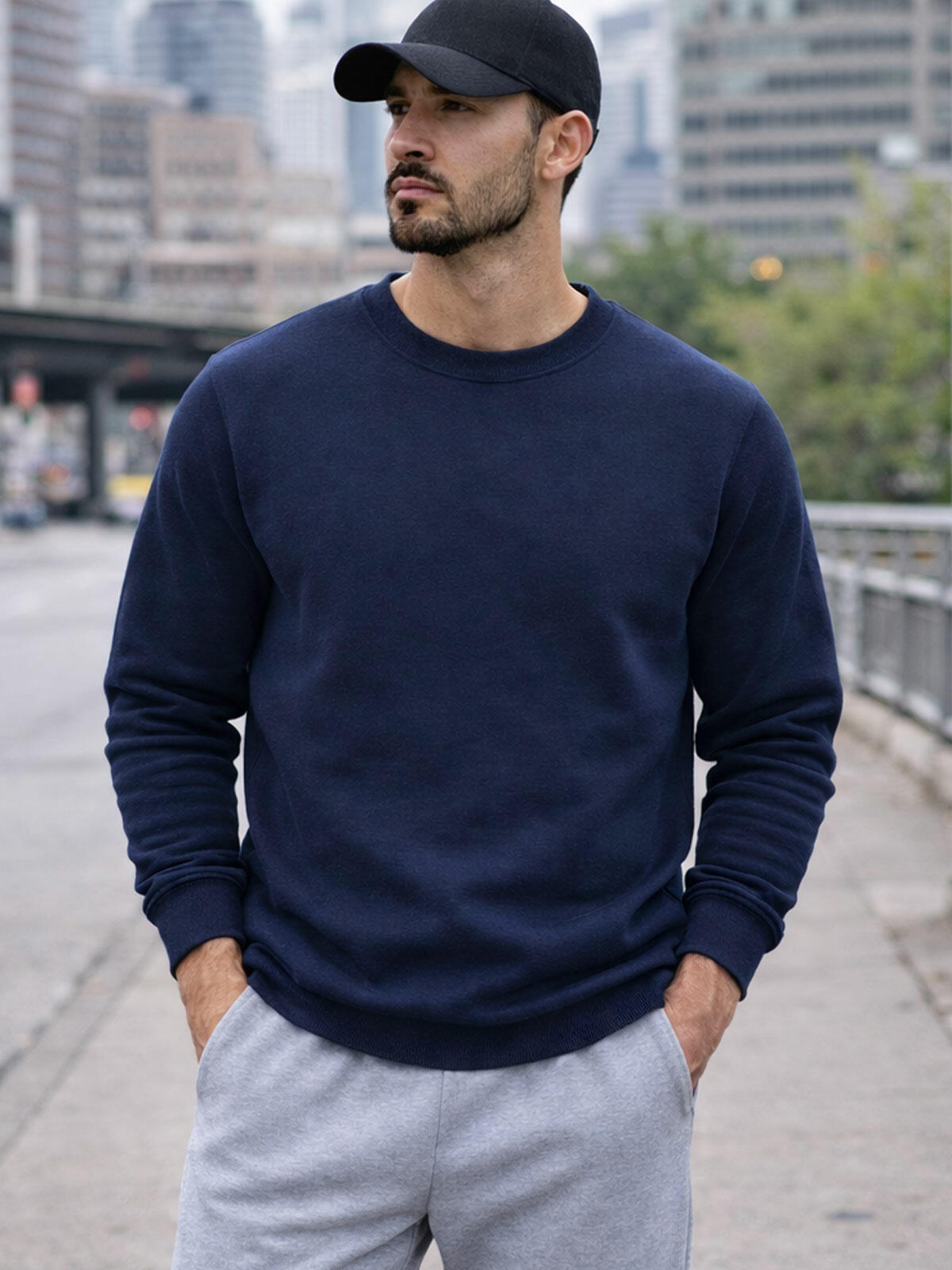 Bluza dresowa z ociepleniem