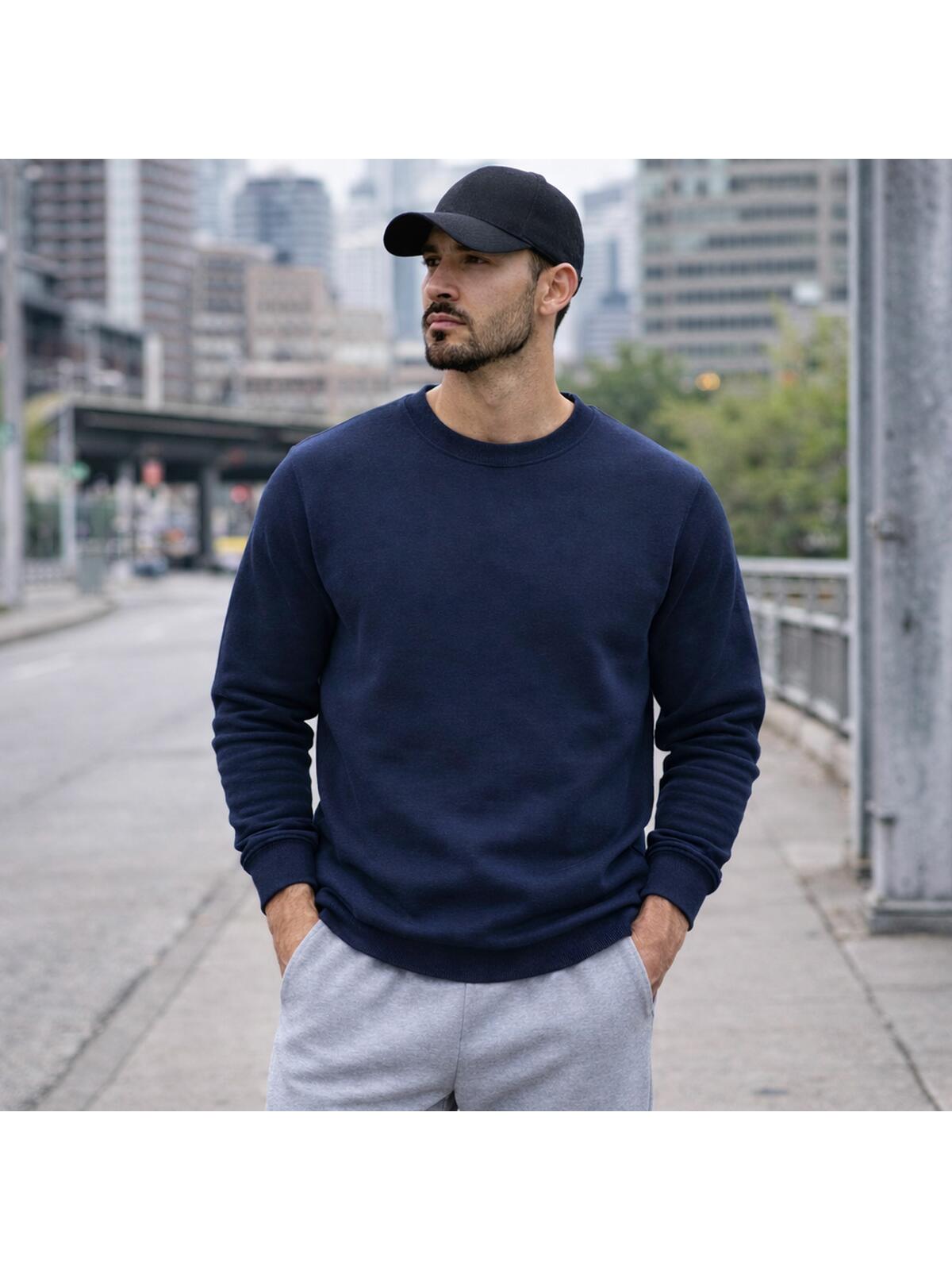 Bluza dresowa z ociepleniem