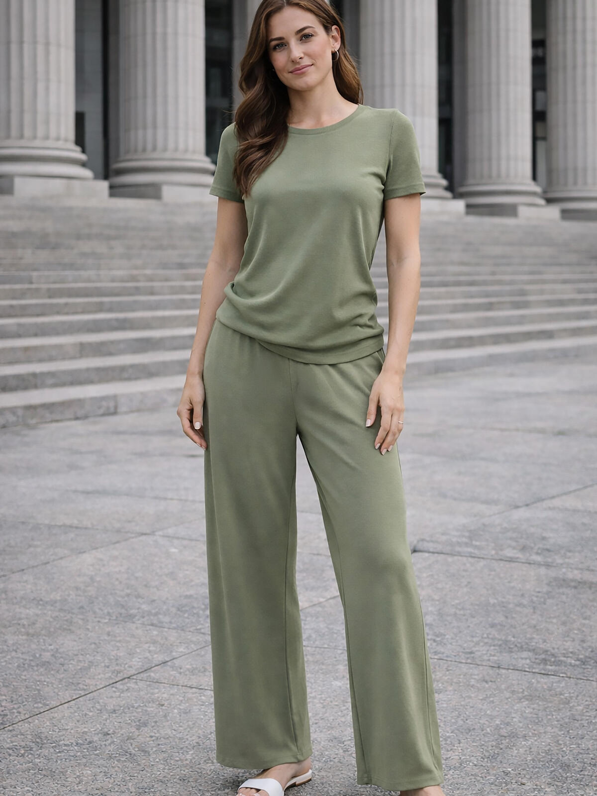 Bluzka z ozdobnym marszczeniem