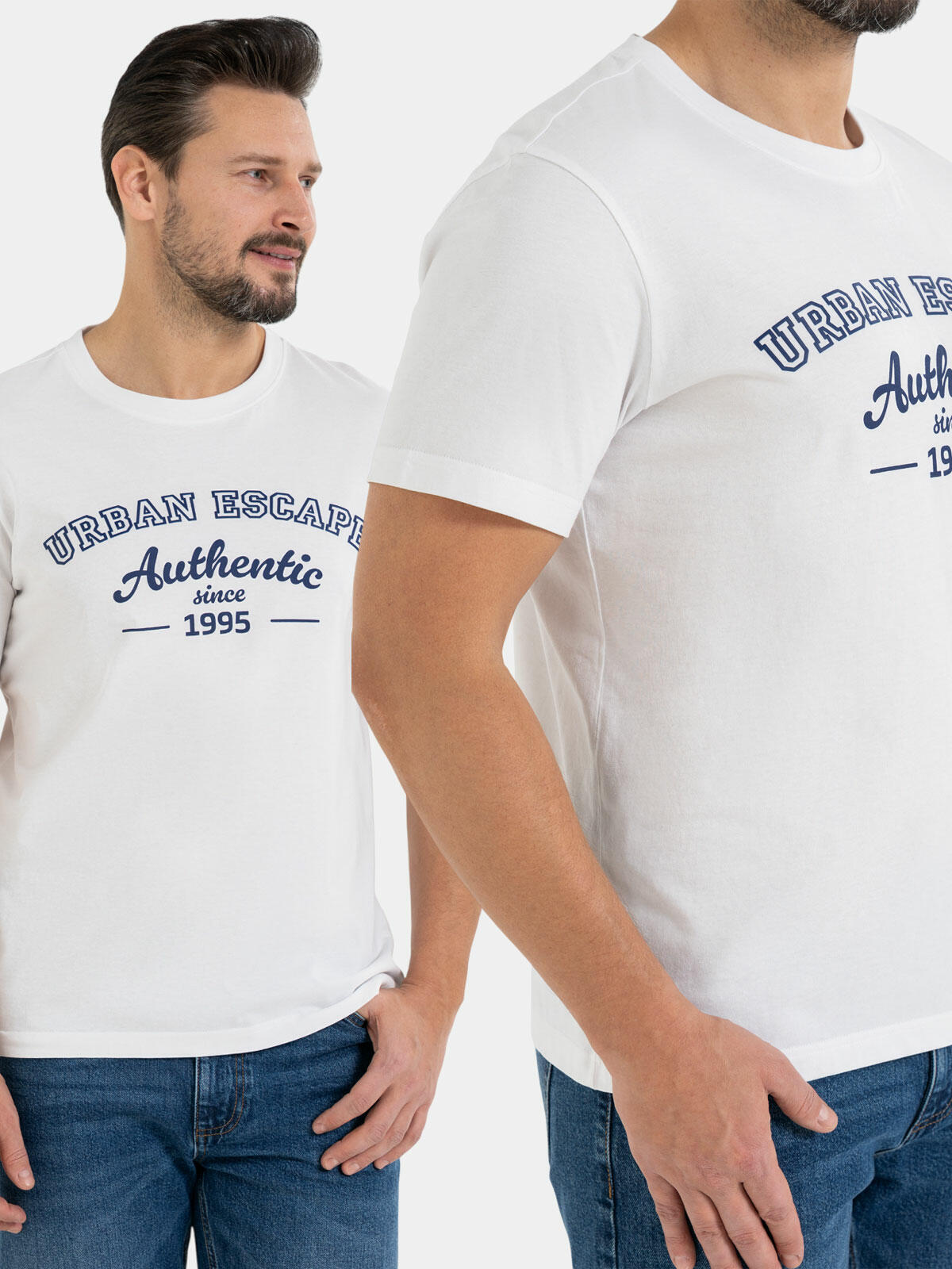 T-shirt bawełniany z nadrukiem