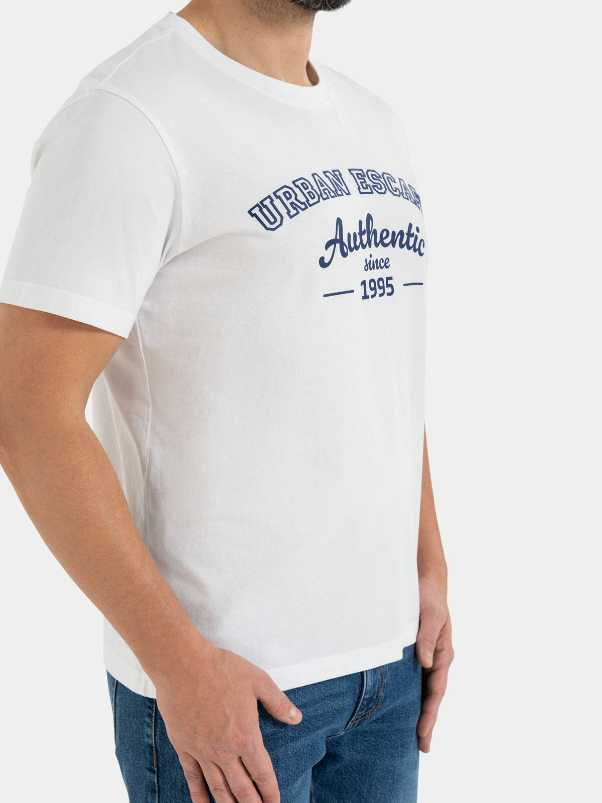 T-shirt bawełniany z nadrukiem