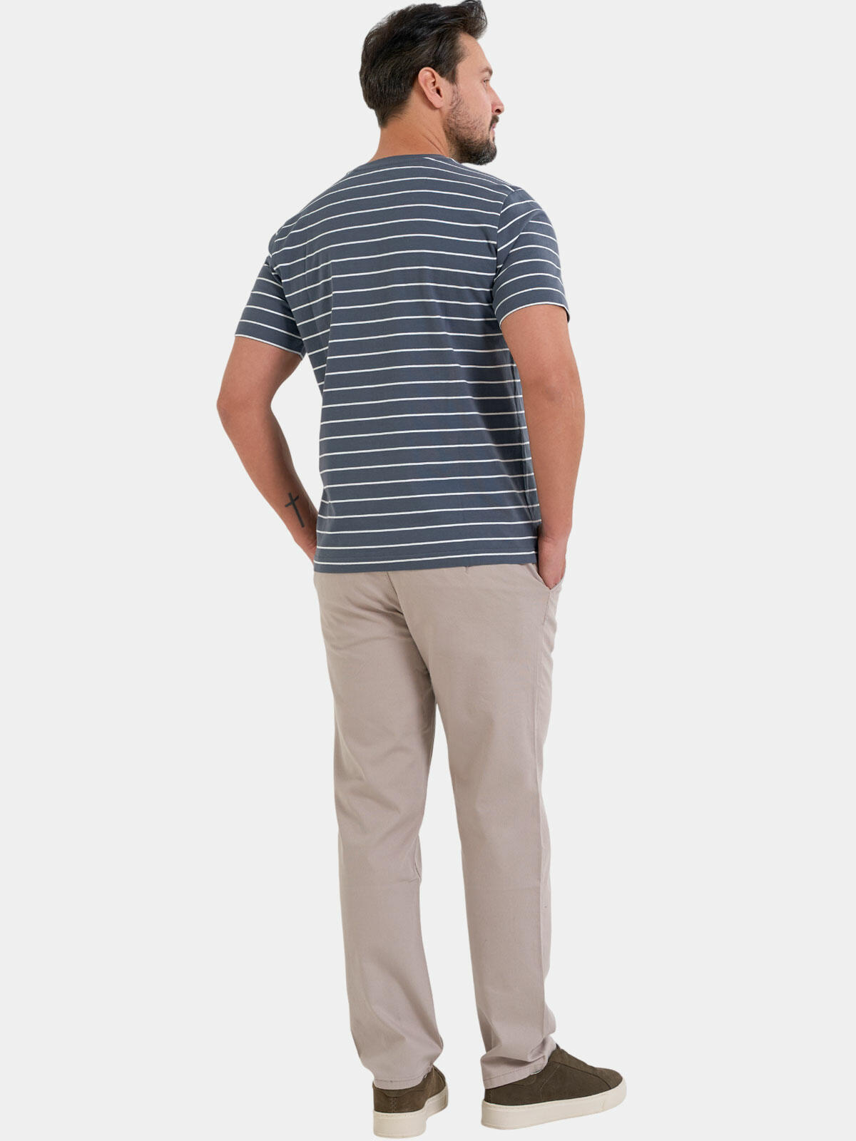 T-shirt bawełniany w paski