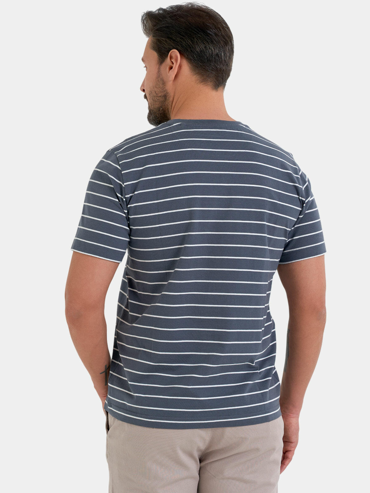 T-shirt bawełniany w paski