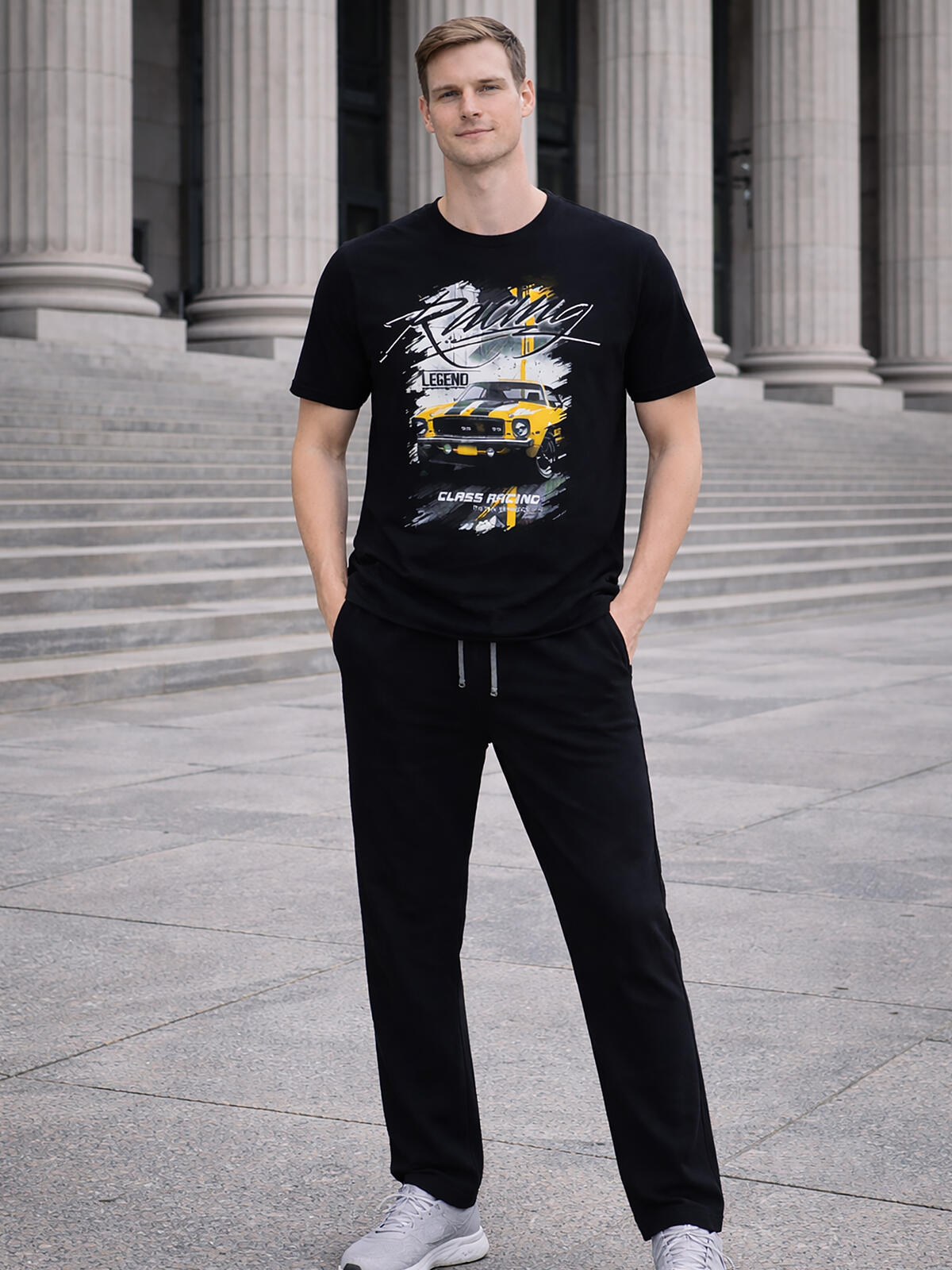 Bawełniany t-shirt z nadrukiem