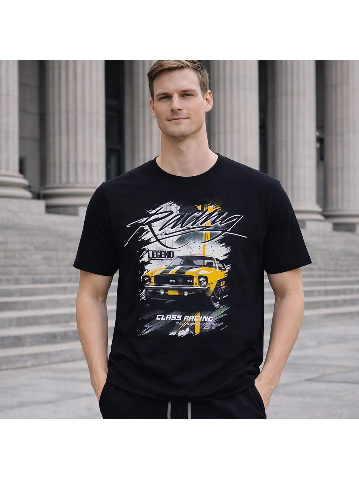 Bawełniany t-shirt z nadrukiem