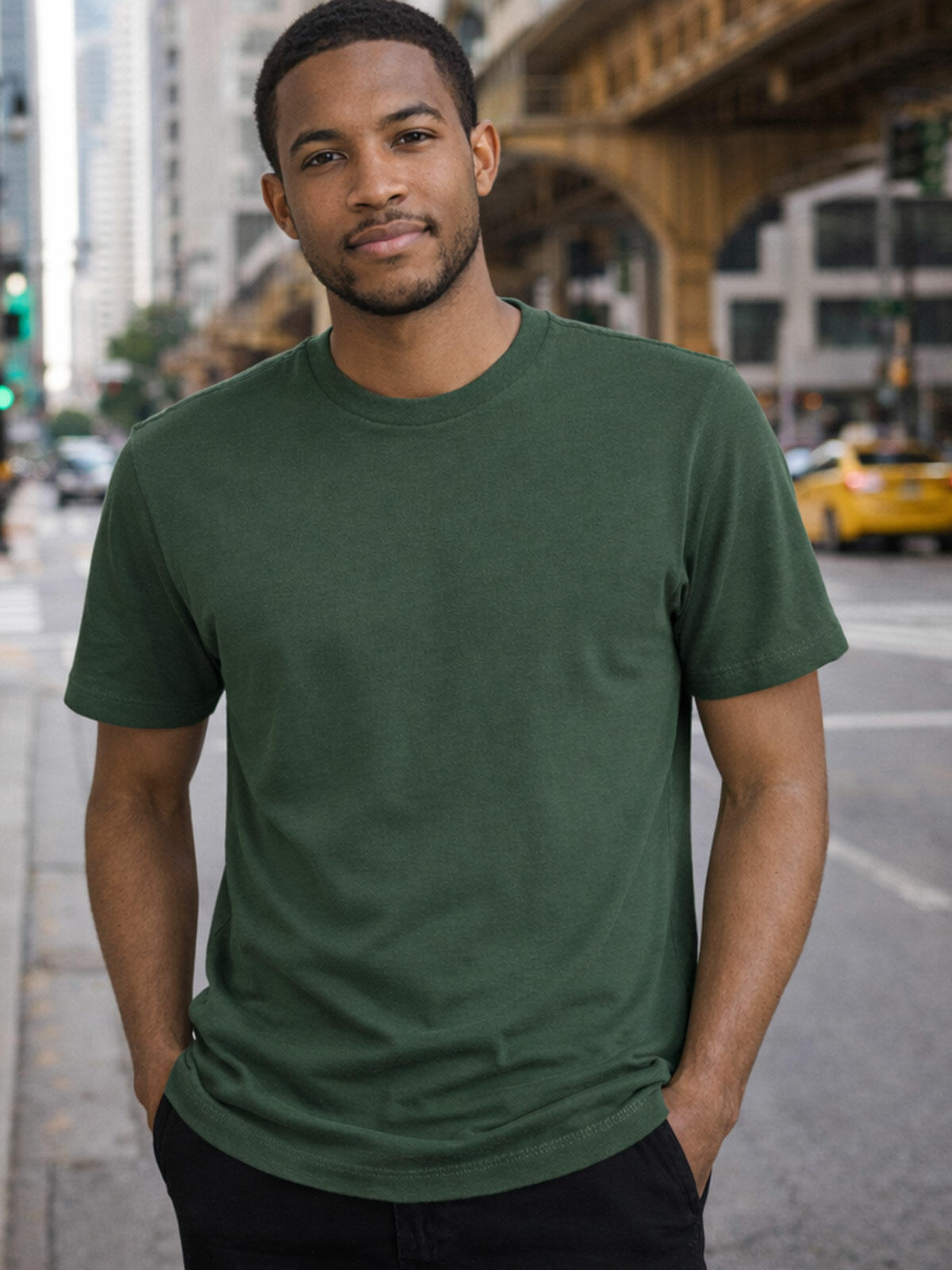 T-shirt z bawełny premium