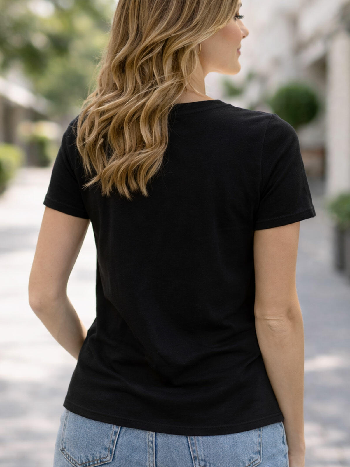 T-shirt z bawełny i wiskozy