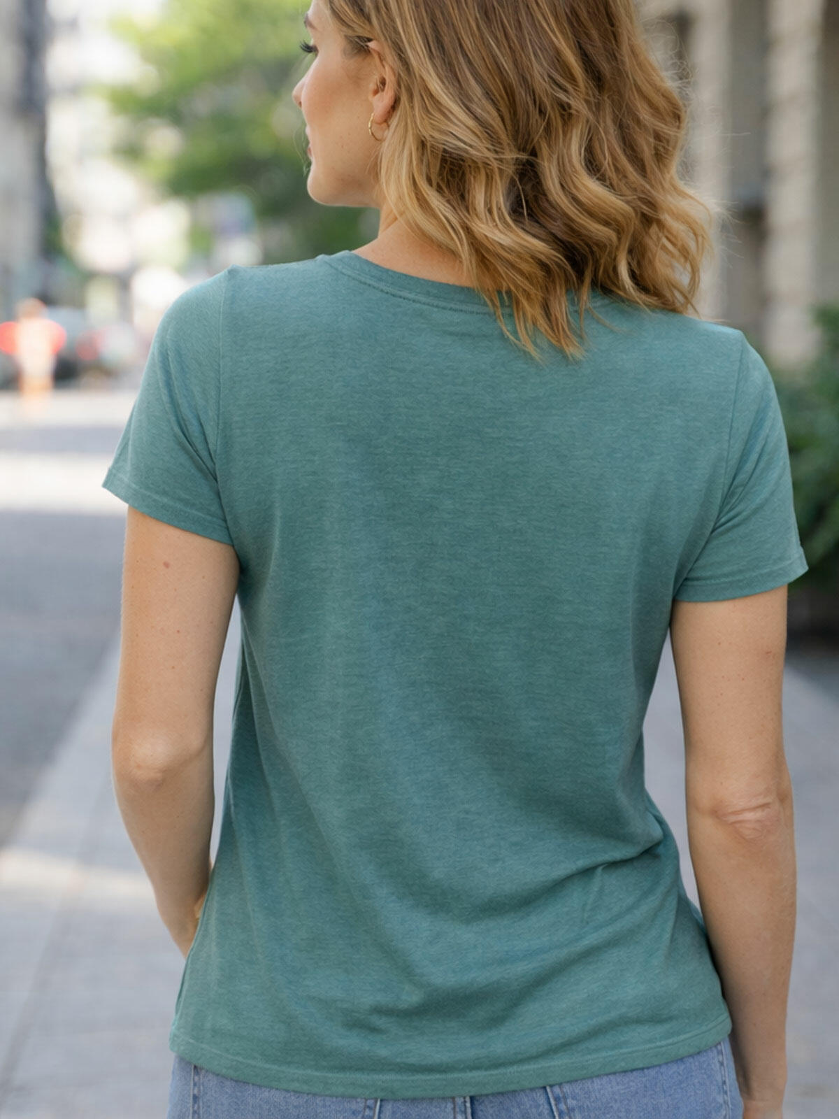 T-shirt z bawełny i wiskozy