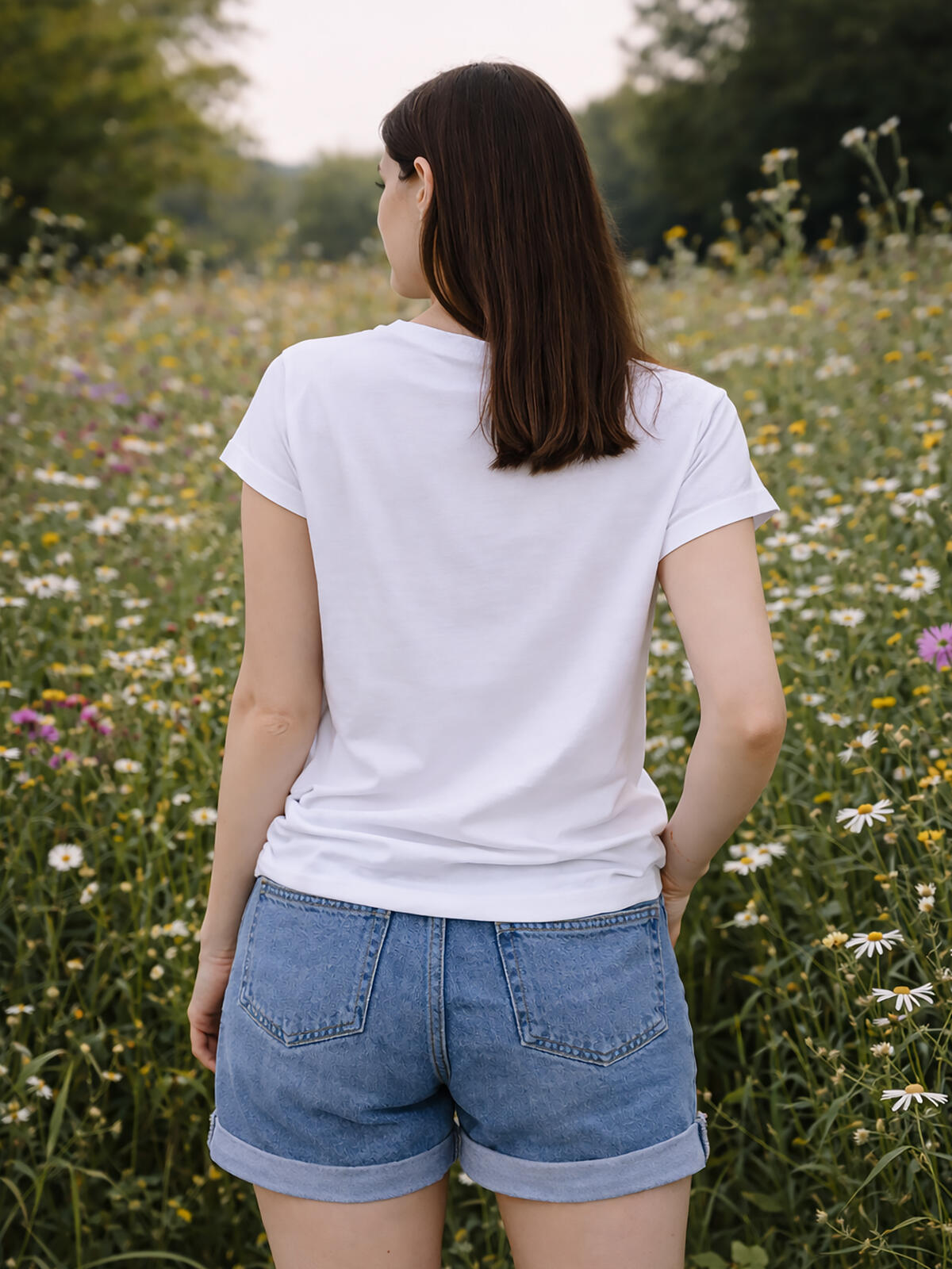 T-shirt bawełniany z nadrukiem