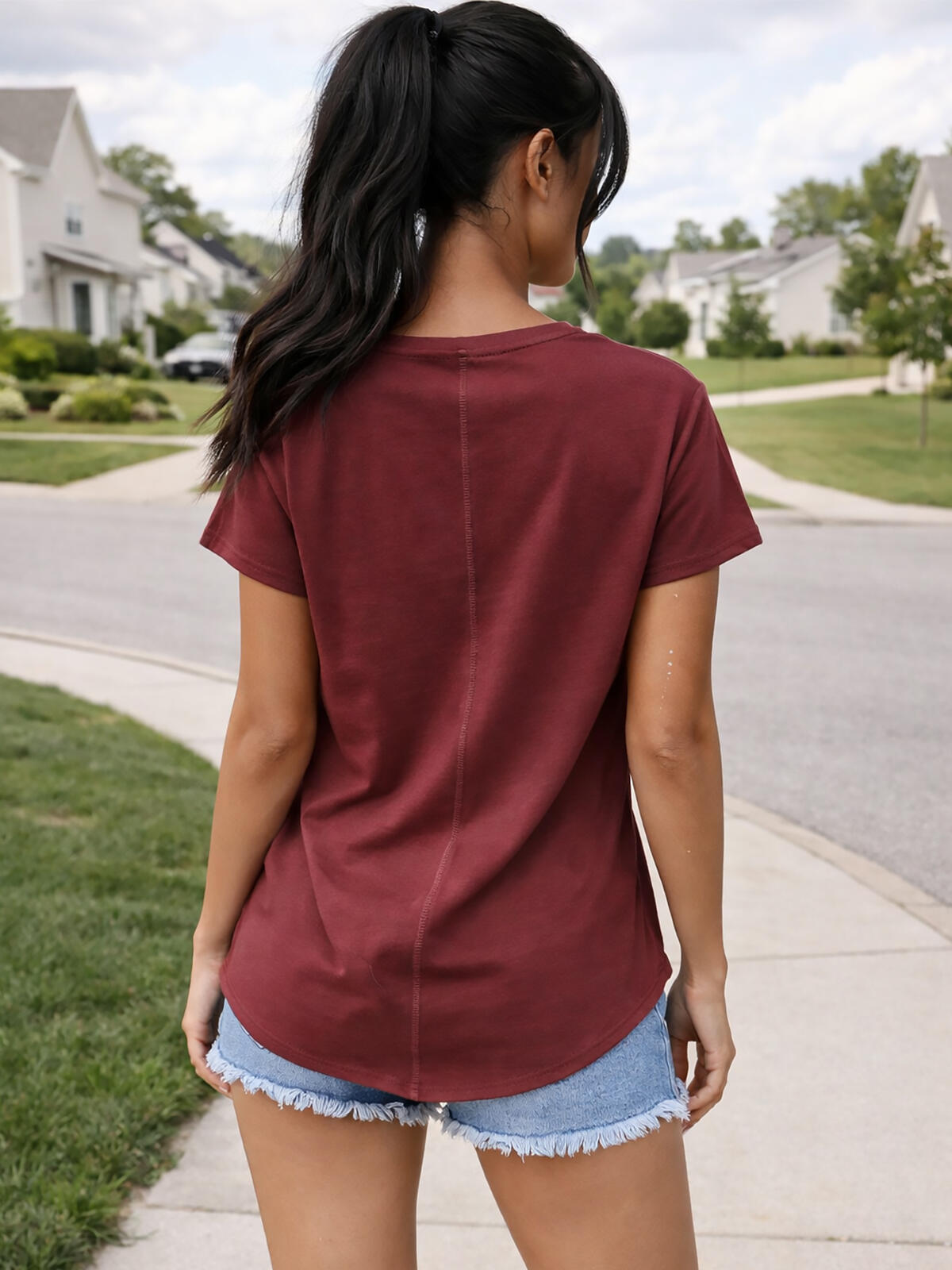 T-shirt z kieszonką