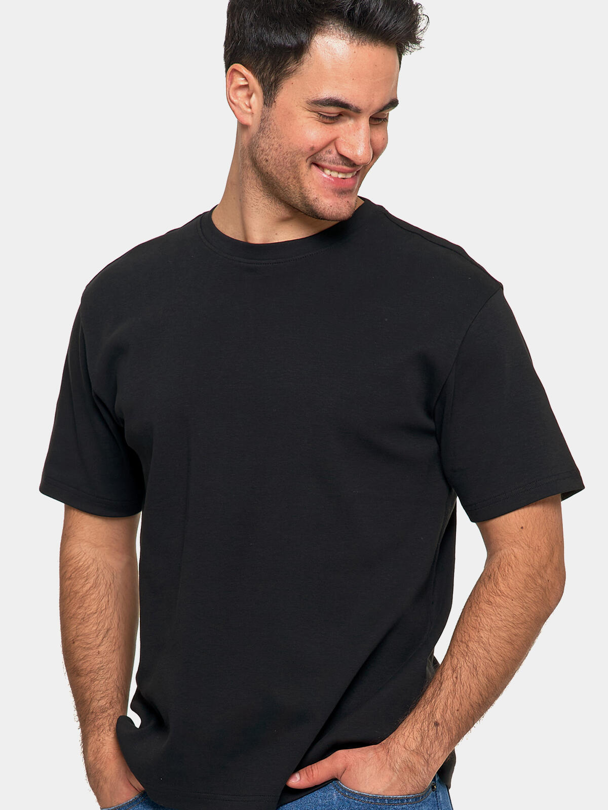 T-shirt bawełniany gładki