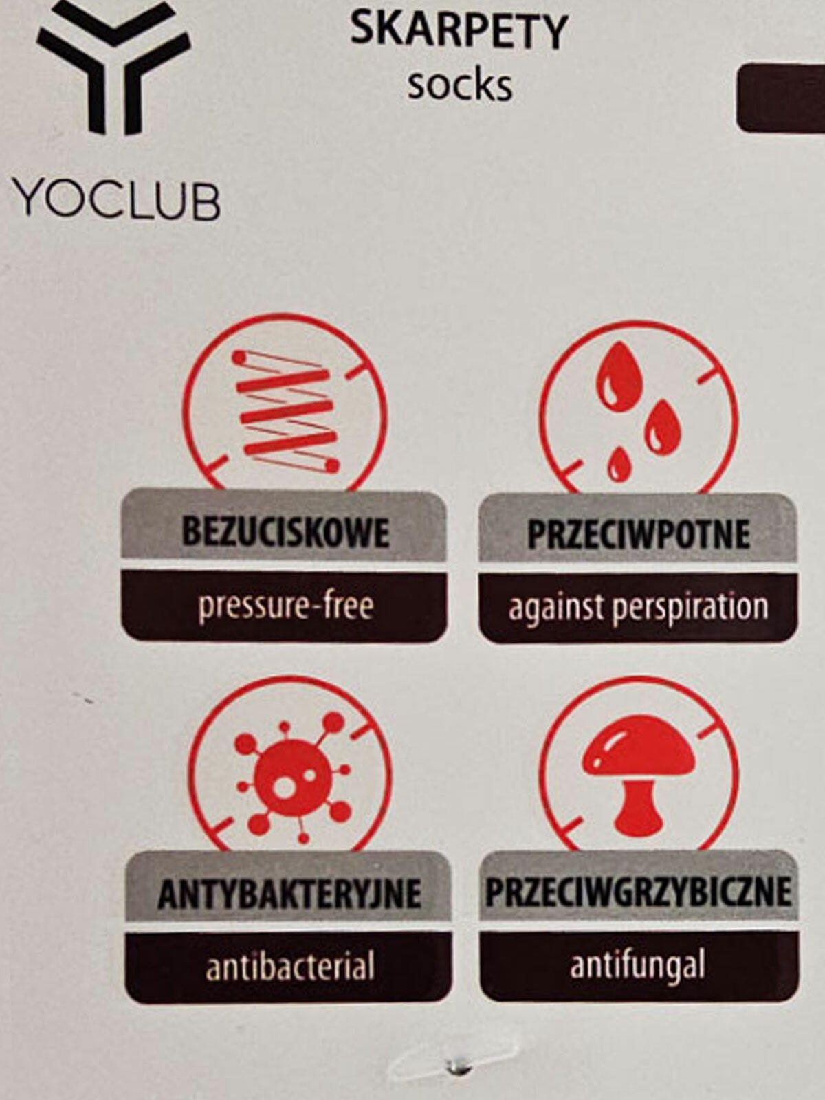 Skarpety bezuciskowe