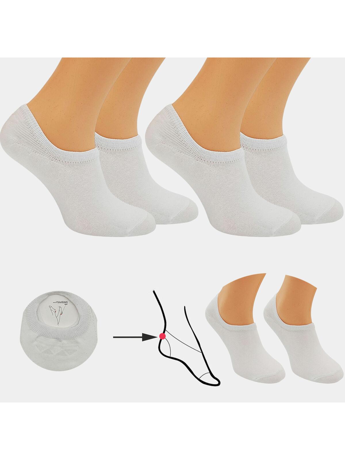 Balerinki gładkie bawełniane 2-pak 39/41