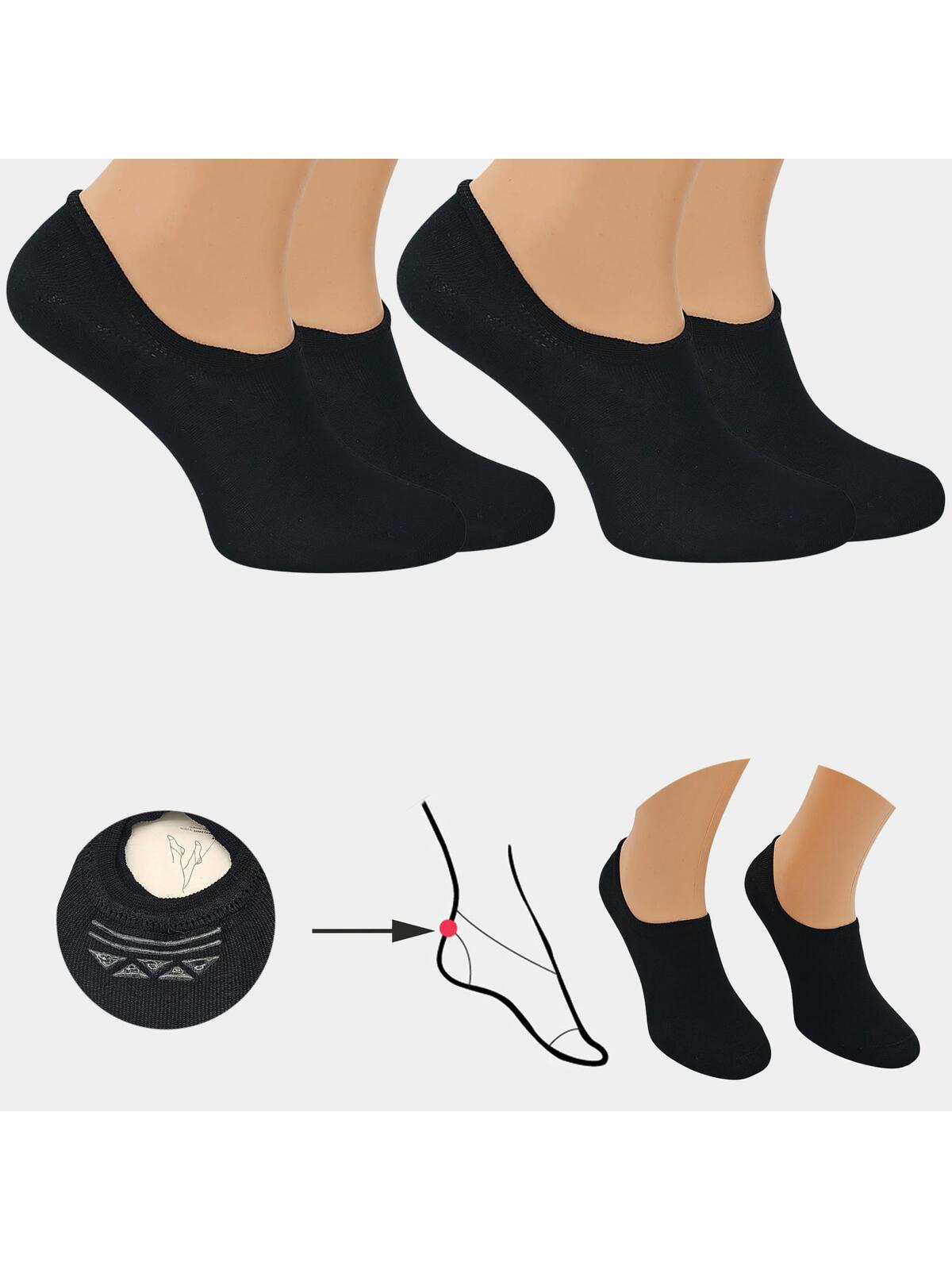 Gładkie balerinki 2-pak 35/38