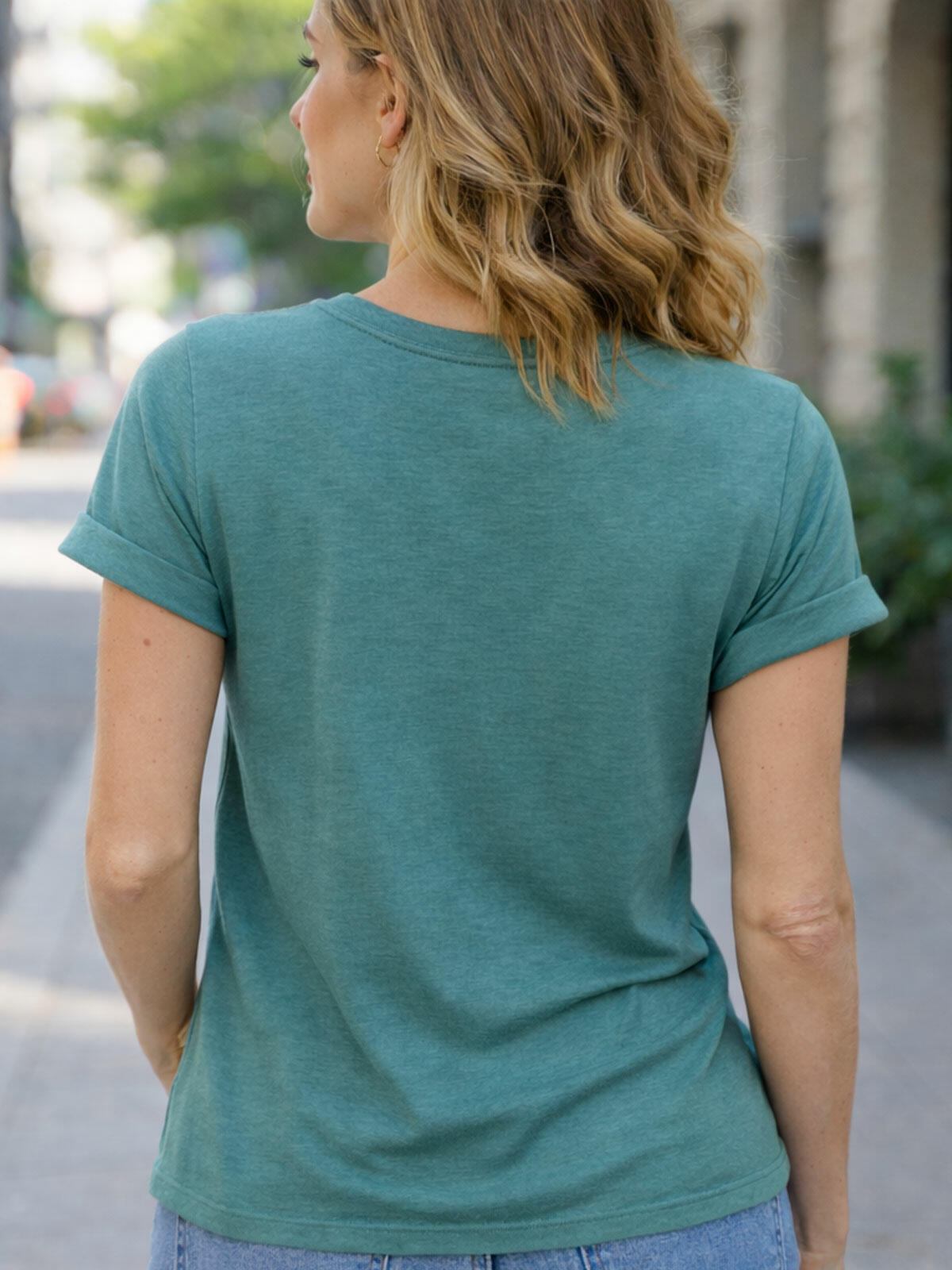 T-shirt z bawełny i wiskozy