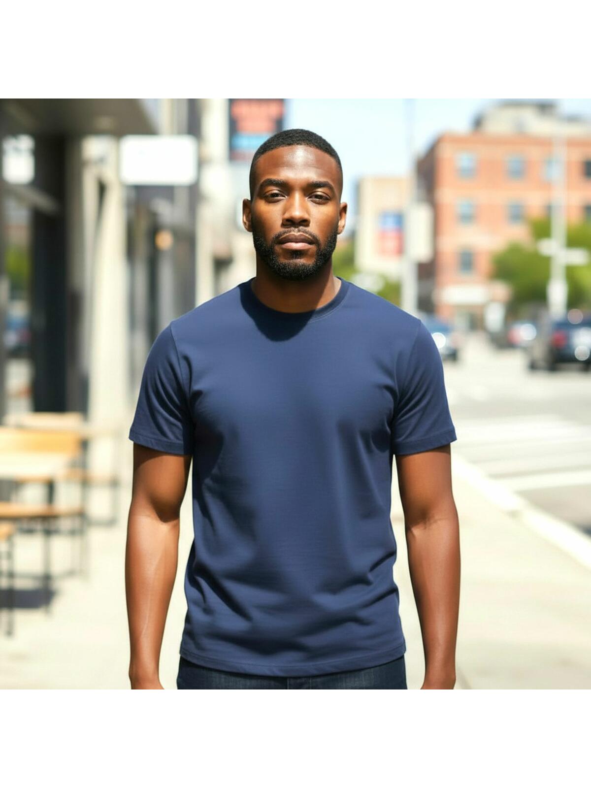 T-shirt z bawełny czesanej