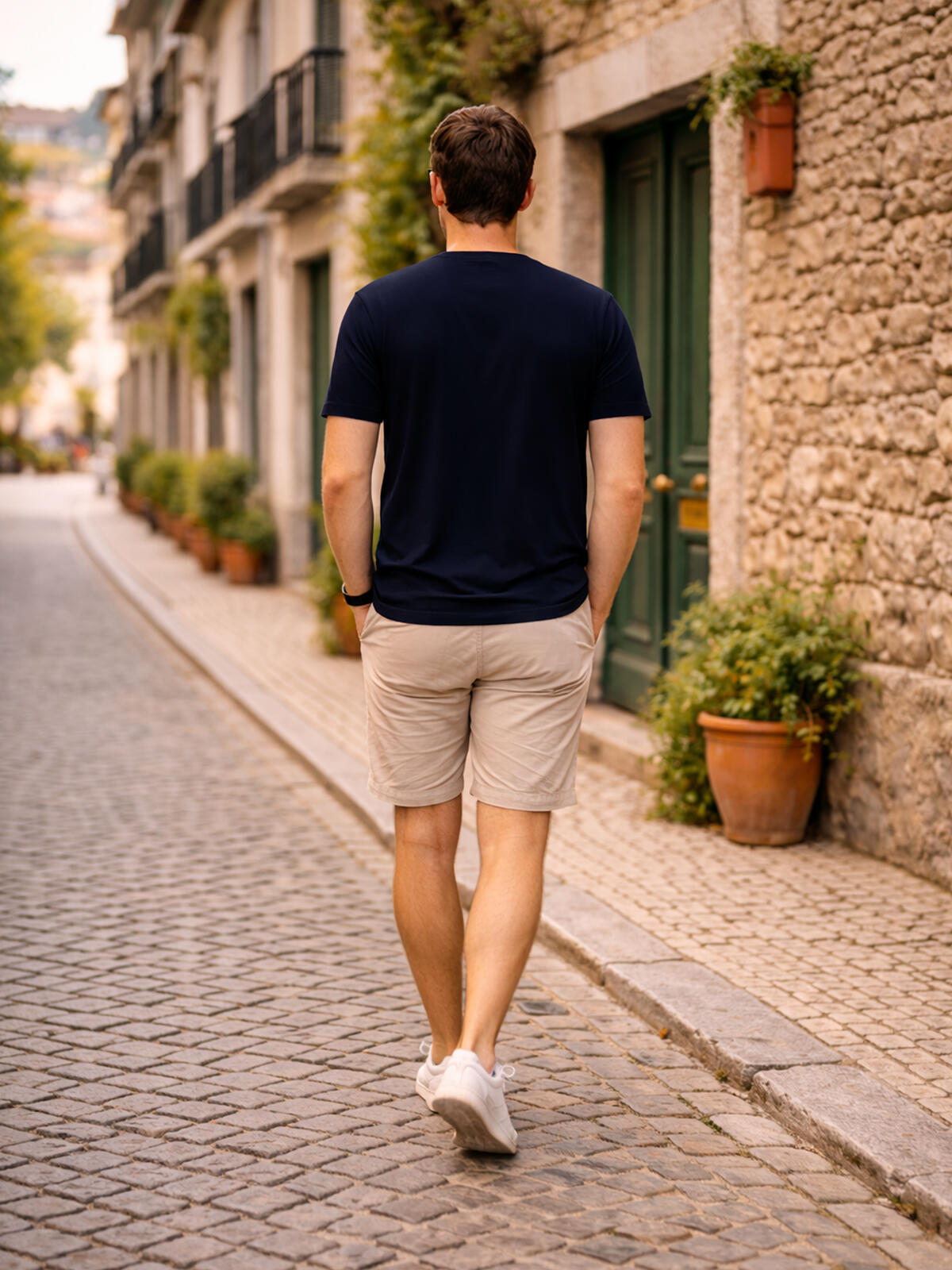 T-shirt z tłoczonym wzorem