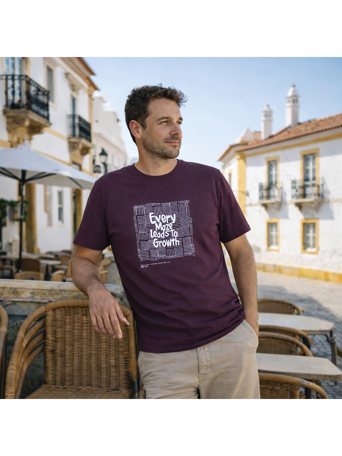 T-shirt bawełniany z nadrukiem