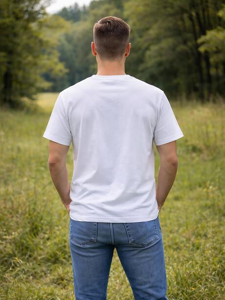 T-shirt bawełniany z nadrukiem