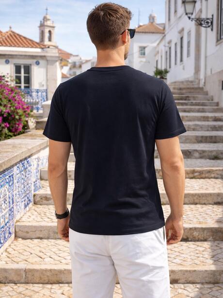 Bawełniany T-shirt z nadrukiem