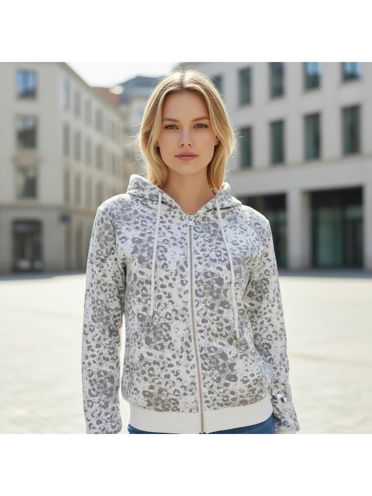 Rozpinana bluza z kapturem