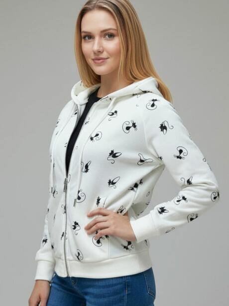 Bluza dresowa z printem