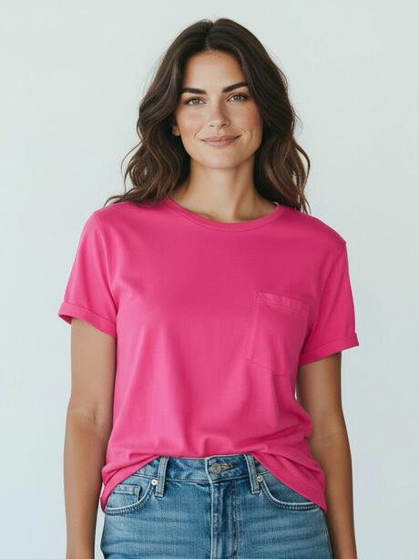 T-shirt z kieszonką