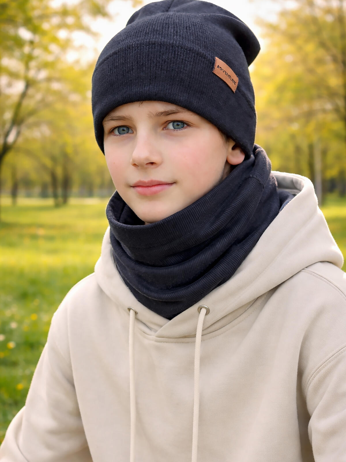 Zestaw czapka i komin