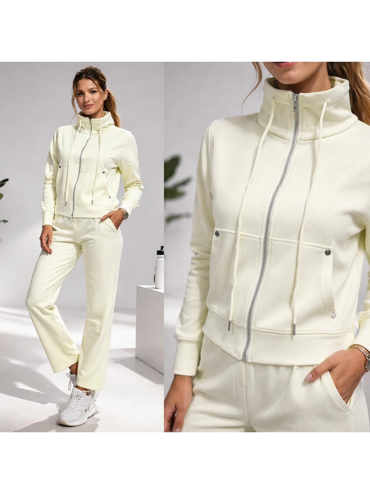 Bluza z wysokim kołnierzem