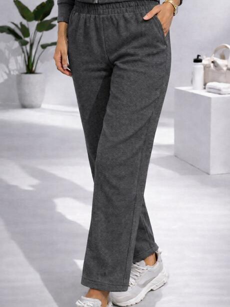 Spodnie dresowe z prosta nogawką