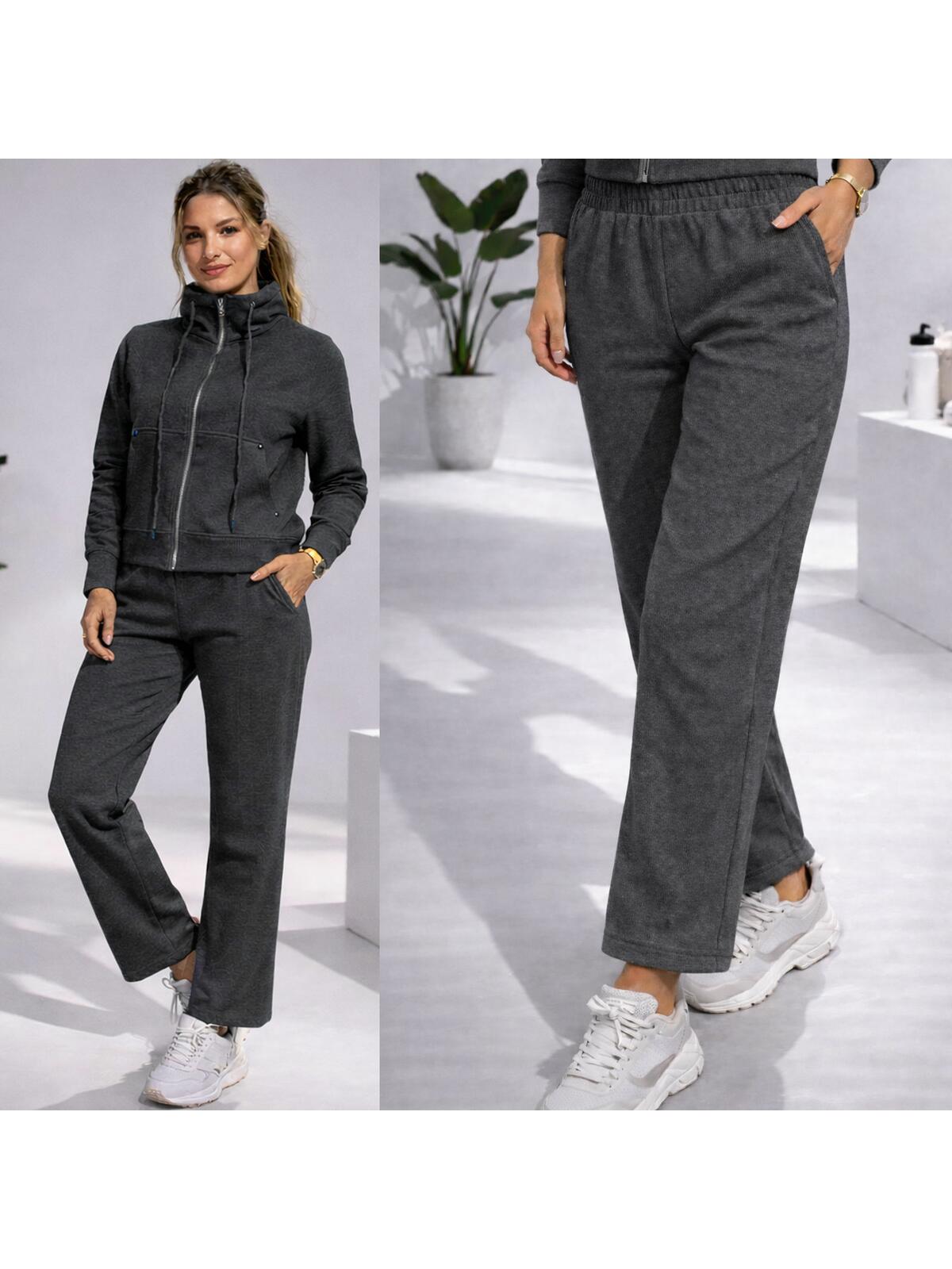 Spodnie dresowe z prosta nogawką