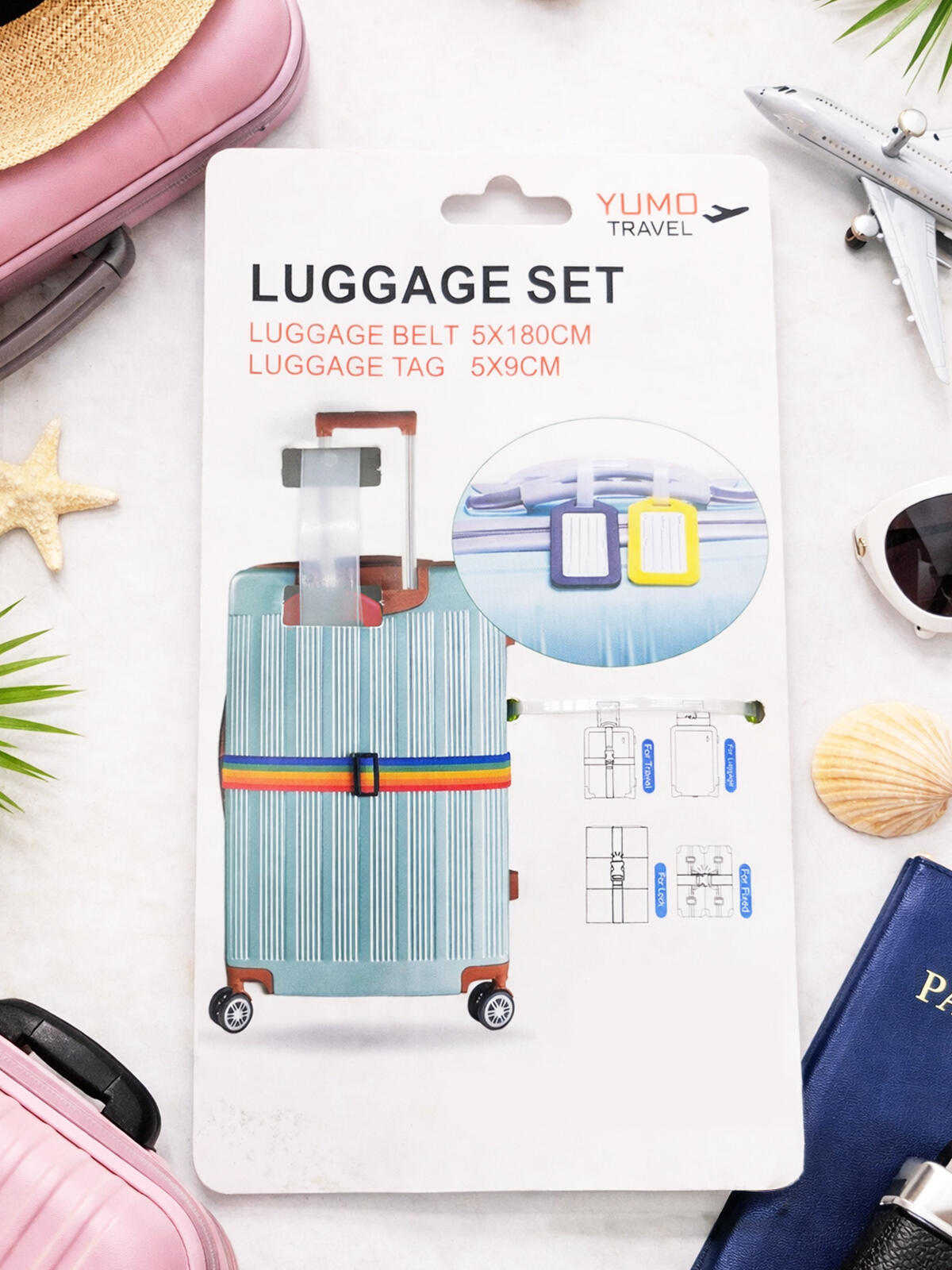 Pas do bagażu z identyfikatorem