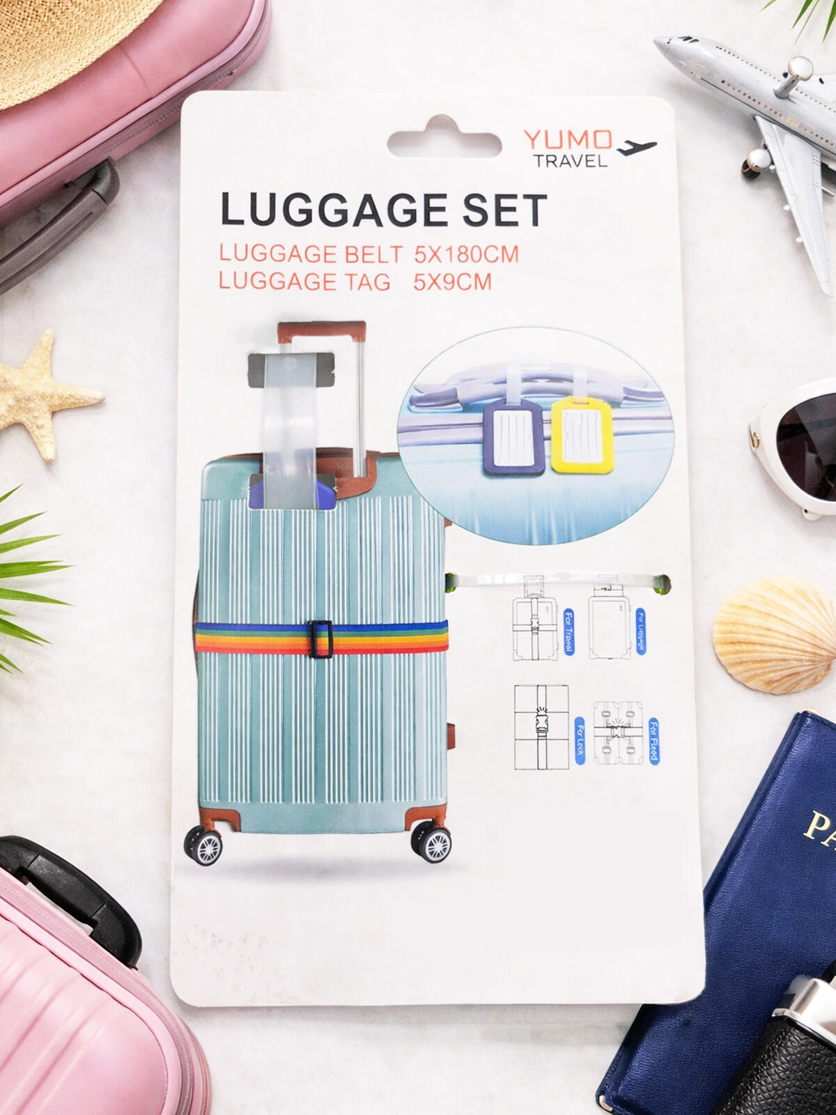 Pas do bagażu z identyfikatorem