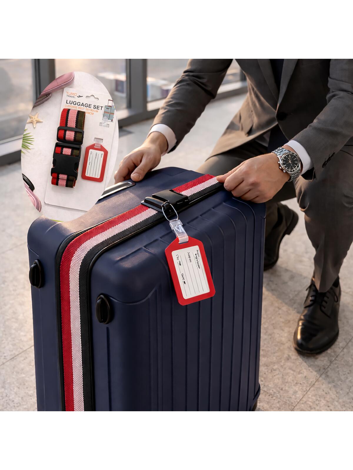 Pas do bagażu z identyfikatorem