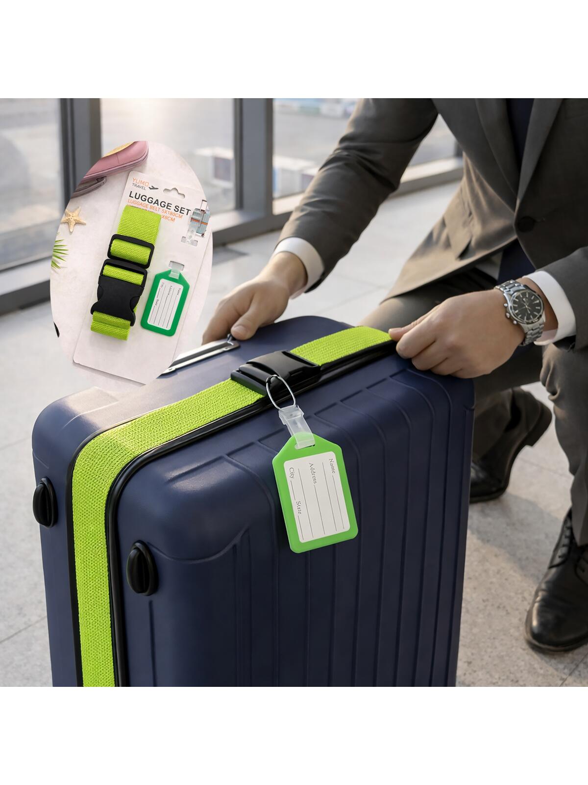 Pas do bagażu z identyfikatorem