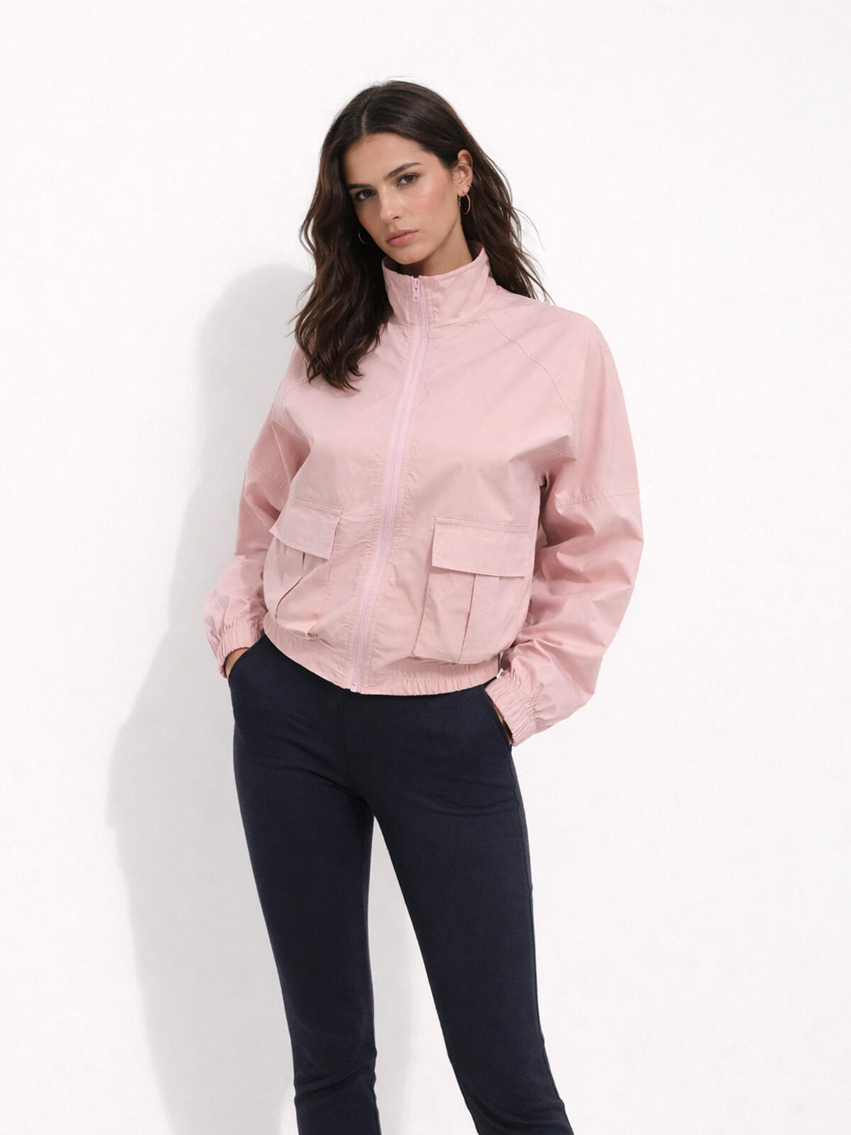 Kurtka przejściowa ze stójką